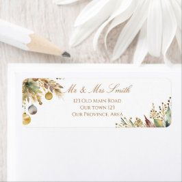 Boho Christmas elegante Wasserfarbe