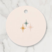 Boho Christmas Favor Tags Geschenkanhänger (Rückseite)
