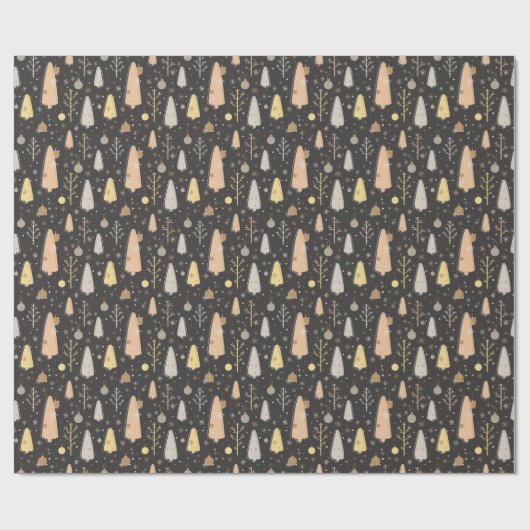 Boho Christmas Geschenkpapier (Flach)