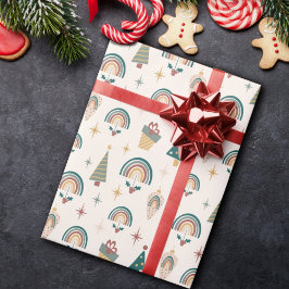 Boho Christmas Geschenkpapier