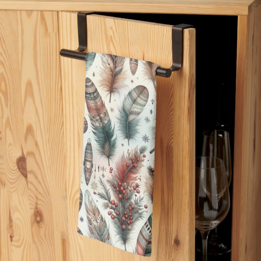 Boho Christmas Geschirrtuch (Drittel gefaltet)