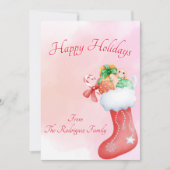 BOHO CHRISTMAS GREETING CARD SAVE THE DATE (Vorderseite)