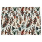 Boho Christmas Große Geschenktüte (Vorderseite)