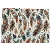 Boho Christmas Große Geschenktüte (Rückseite)