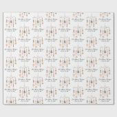 Boho Christmas Magic Festivals Holiday Geschenkpapier (Flach)