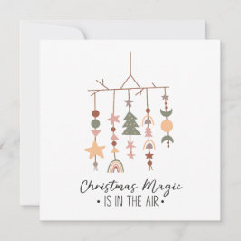 Boho Christmas Magic Festive Feiertagskarte