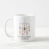 Boho Christmas Magic Festive Holiday Kaffeetasse (Links)