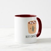 Boho Christmas Mug Hot Chocolate Mug Tasse (VorderseiteRechts)