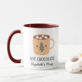 Boho Christmas Mug Hot Chocolate Mug Tasse