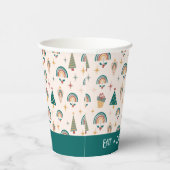 Boho Christmas Paper Cup Pappbecher (Rechts)