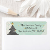 Boho Christmas Rücksendeadresse (Insitu)