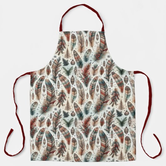 Boho Christmas Schürze (Vorderseite)