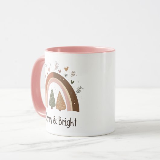 Boho Christmas Tasse (Vorderseite Links)