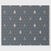 Boho Christmas Tree Wrapping Paper Sheets Geschenkpapier (Flach)