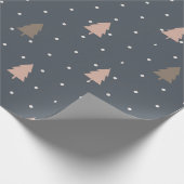 Boho Christmas Tree Wrapping Paper Sheets Geschenkpapier (Ecke)