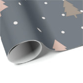 Boho Christmas Tree Wrapping Paper Sheets Geschenkpapier (Rolleneckpunkt)