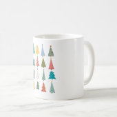 Boho Christmas Trees Kaffeetasse (VorderseiteRechts)