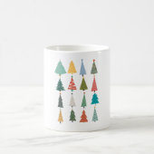 Boho Christmas Trees Kaffeetasse (Mittel)