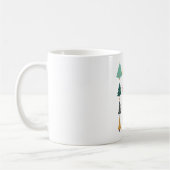 Boho Christmas Trees Kaffeetasse (Links)