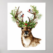 Boho Christmas Wall Art Print Poster (Vorne)