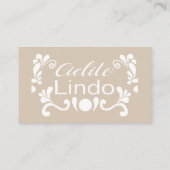 Boho Cielito Lindo Mexican Baby Showdiaper Begleitkarte (Rückseite)