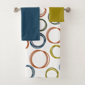 Boho Circles Badetuch-Set Badhandtuch Set (Insitu)