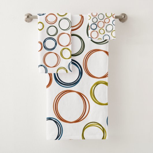 Boho Circles Badhandtuch Set (Insitu)
