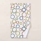 Boho Circles Badhandtuch Set (Handtuch)