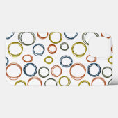 Boho Circles Case-Mate iPhone Hülle (Rückseite (Horizontal))