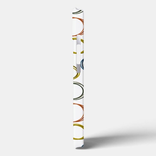 Boho Circles Case-Mate iPhone Hülle (Rückseite / Links)