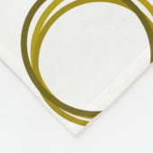 Boho Circles Fleecedecke (Ecke)