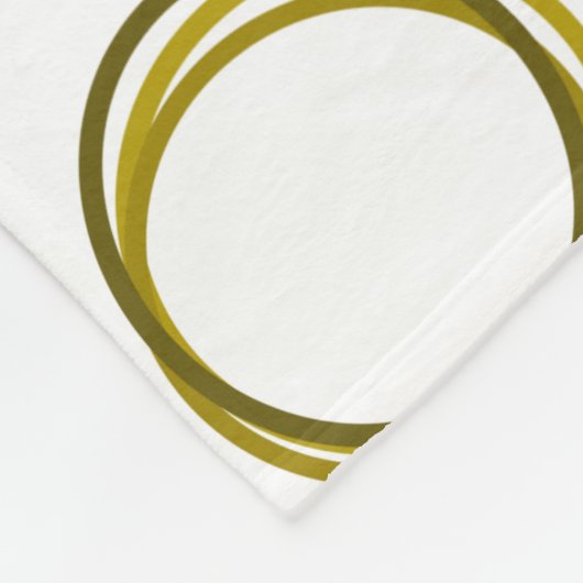 Boho Circles Fleecedecke (Ecke)