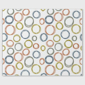 Boho Circles Geschenkpapier (Flach)