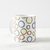 Boho Circles Kaffeetasse (Vorderseite Links)