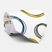 Boho Circles Krawatte (Gerollt)