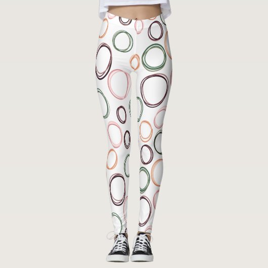 Boho Circles Leggings (Vorderseite)