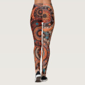 Boho Circles Leggings (Rückseite)