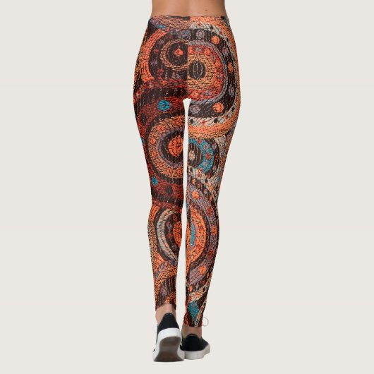 Boho Circles Leggings (Rückseite)