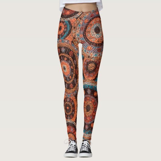 Boho Circles Leggings (Vorderseite)