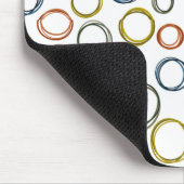 Boho Circles Mousepad (Ecke)