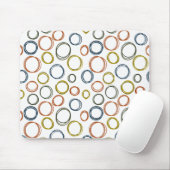 Boho Circles Mousepad (Mit Mouse)