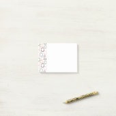 Boho Circles Post-it Klebezettel (Auf Schreibtisch)