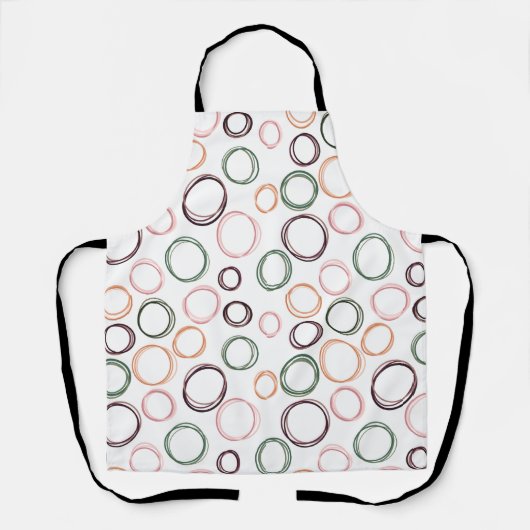 Boho Circles Schürze (Vorderseite)