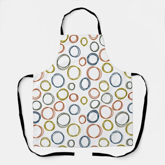 Boho Circles Schürze (Vorderseite)