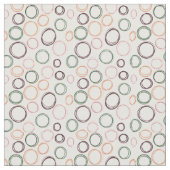 Boho Circles Stoff (Nahaufnahme)