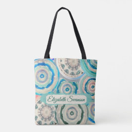 Boho Circles Tote Bag Tasche
