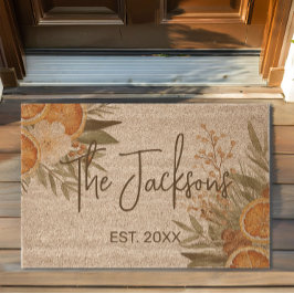 Boho Citrus Orange Fall Name
