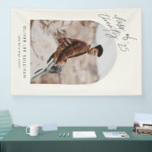 Boho Class of 2025 Arch Foto Abschluss Banner (Messe)