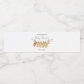 Boho Clothesline Baby Dusche Wasserzeichen Wasserflaschenetikett (Einzelnes Label)