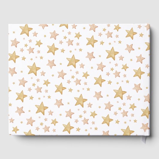 Boho Clothesline Baby Showbook Gästebuch (Rückseite)